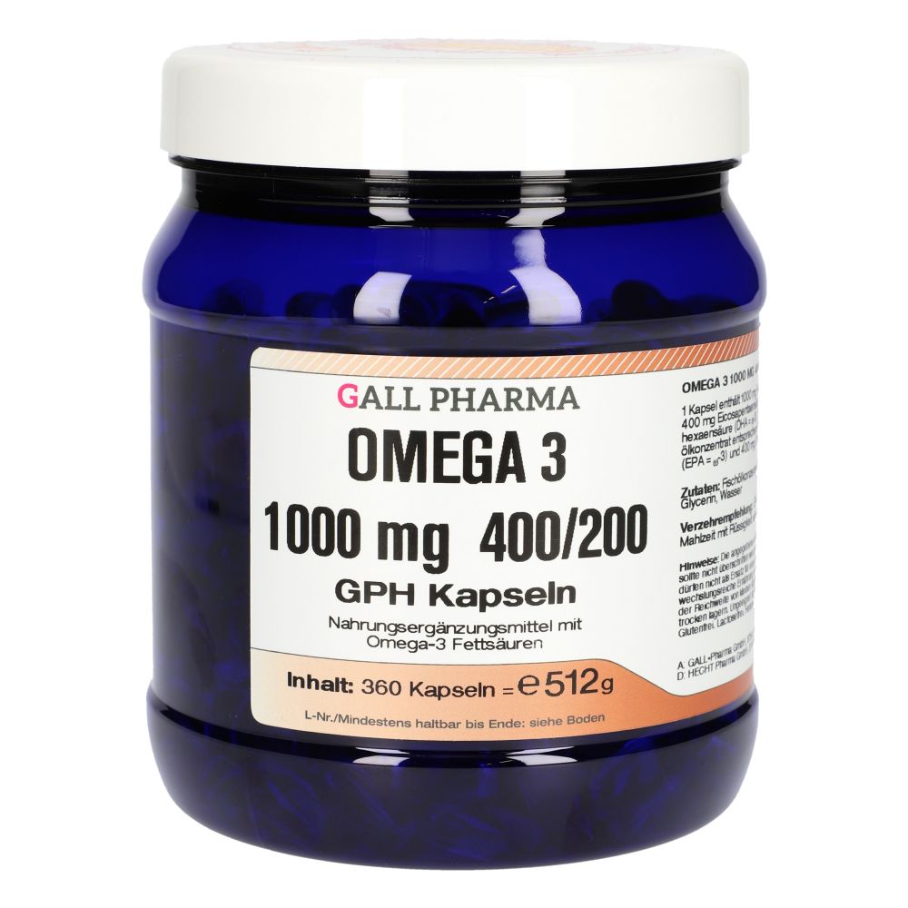 Gall Pharma Omega 3 1000 mg 400 / 200 GPH Kapseln