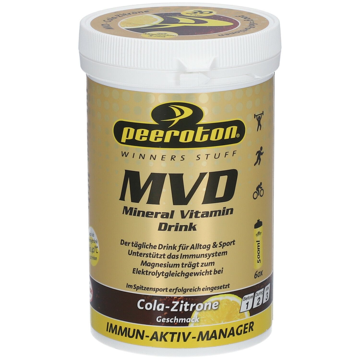 Peeroton Min.dri Cola/Zit 300 g Pulver