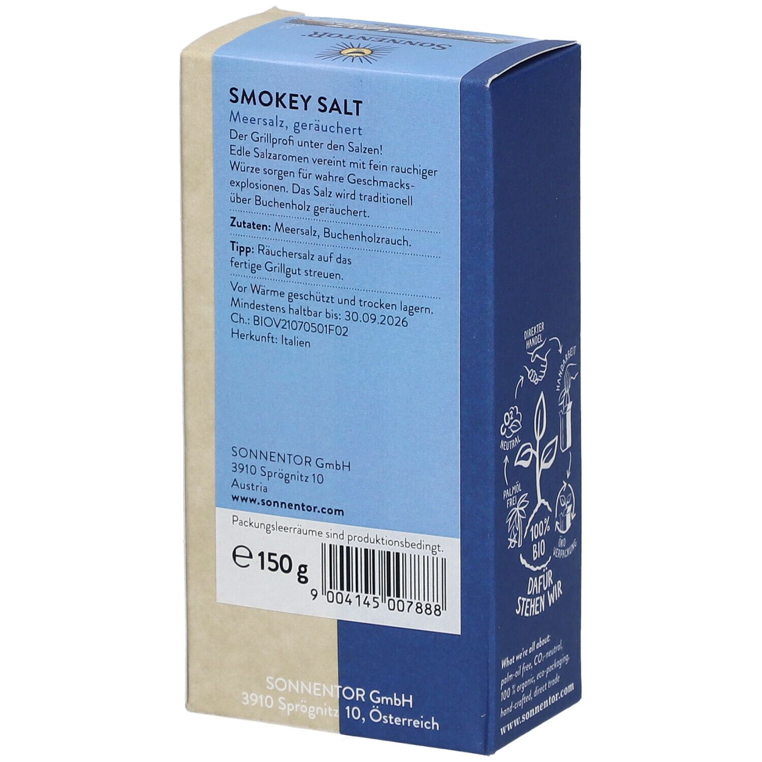 Sonnentor Smokey Salt 150 g Pulver