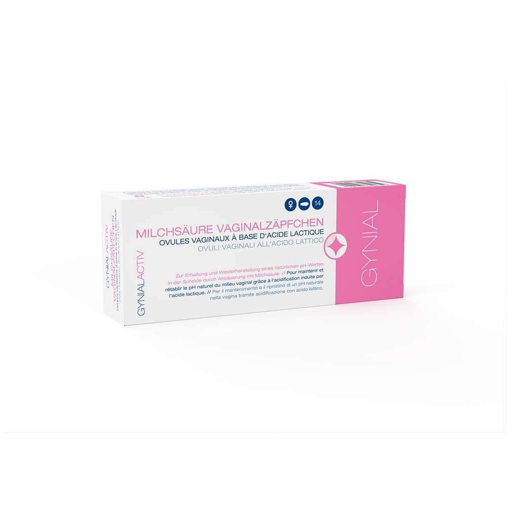 GynialActiv Milchsäure Vaginalzäpfchen