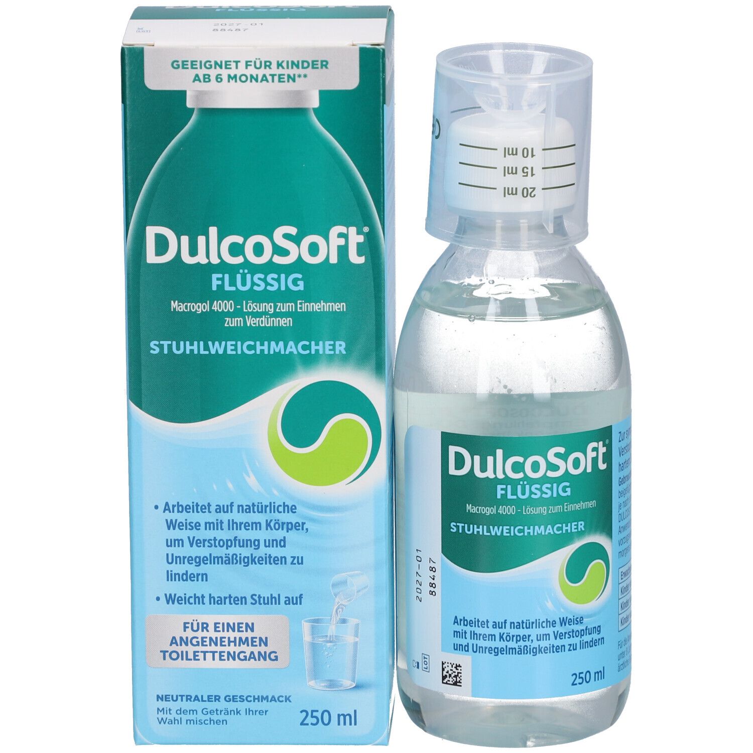 DulcoSoft® Flüssig Stuhlweichmacher bei träger Verdauung 250 ml - shop-apotheke.at
