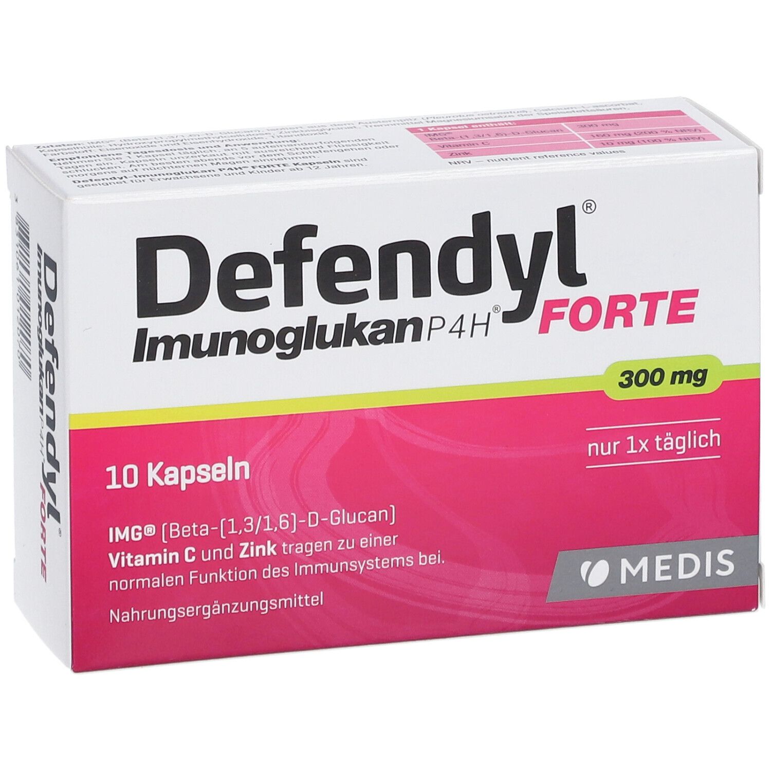 Defendyl Imunoglukan P4H® Forte bei ersten Anzeichen einer  