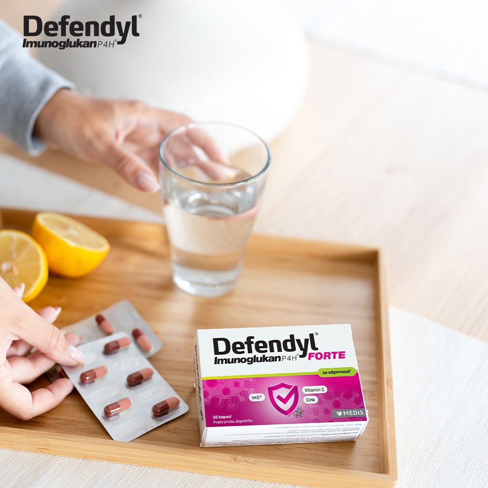 Defendyl-Imunoglukan P4H® FORTE Kapseln - mit dreifacher Kraft das Immunsystem unterstützen