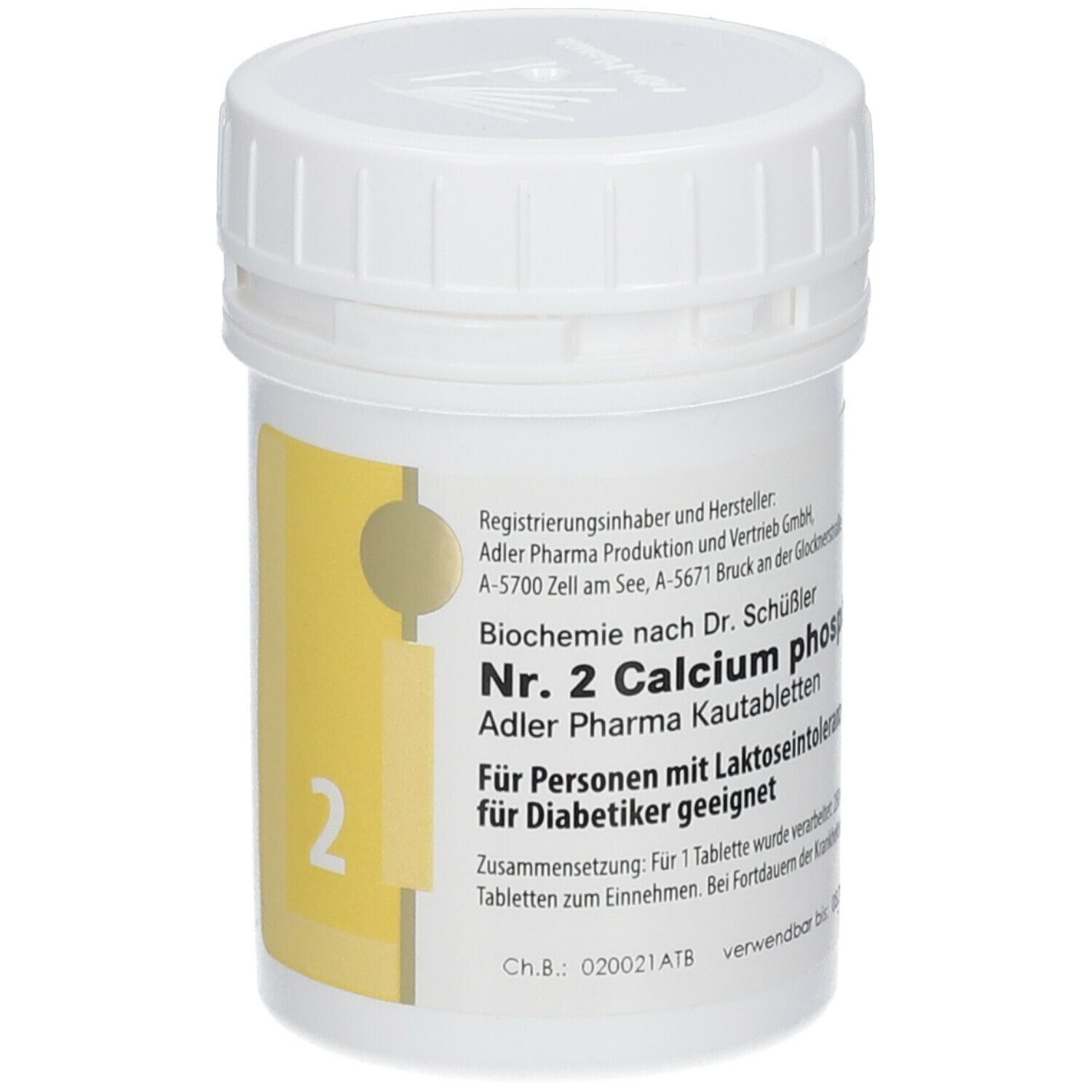 Adler Schüssler Salze Nr. 2 Calcium phosphoricum D6 Kautabletten
