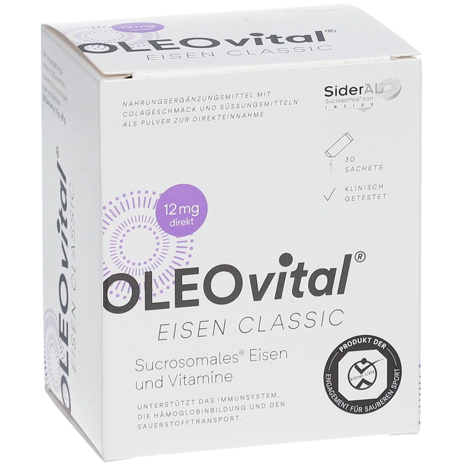 OLEOVital® Eisen Classic Mit Cola-Geschmack 30x1,6 G - Shop-apotheke.at