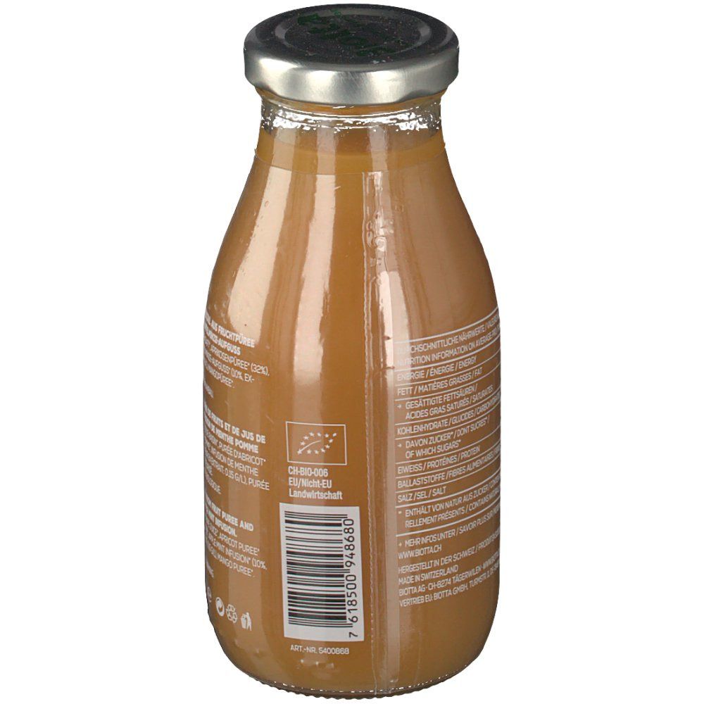 Biotta® Smoo'Tea Aprikose Apfelminze 250 ml shopapotheke.at