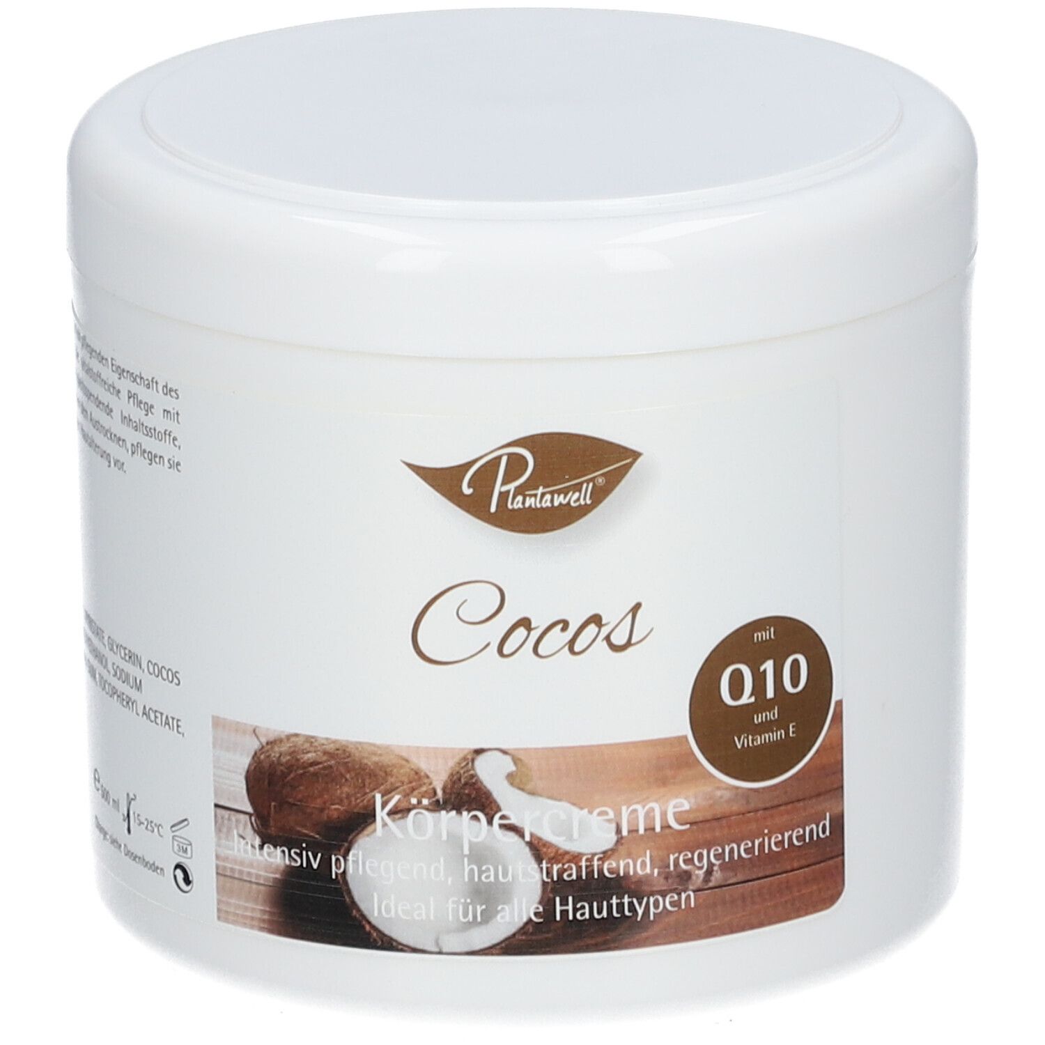 Plantawell Koerp.cr Cocos 500 ml Creme