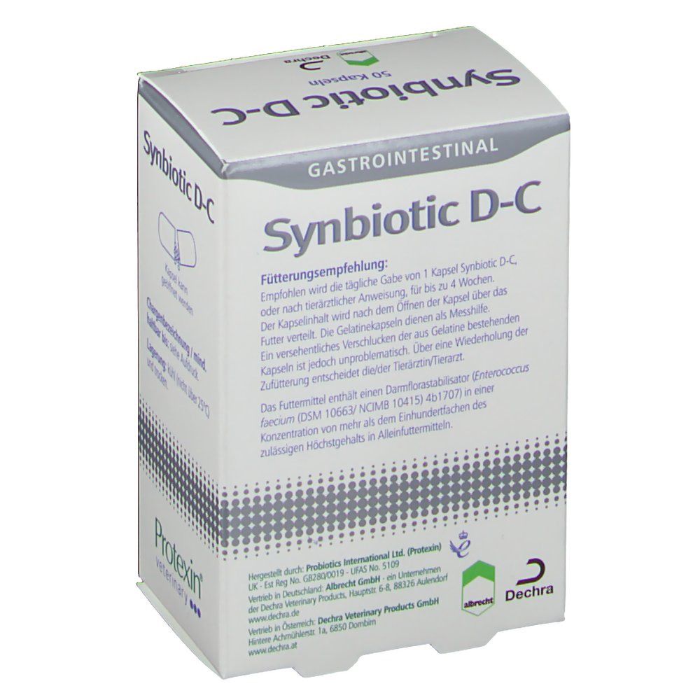 Blive ved Alternativ Følge efter Synbiotic D-C für Hunde und Katzen 50 St - shop-apotheke.at