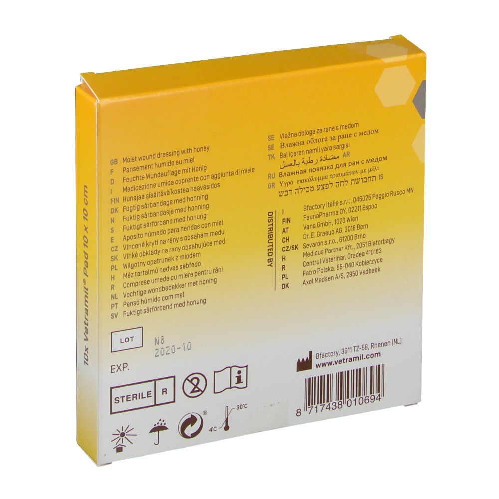 Vetramil® PAD 10 cm x 10 cm steril