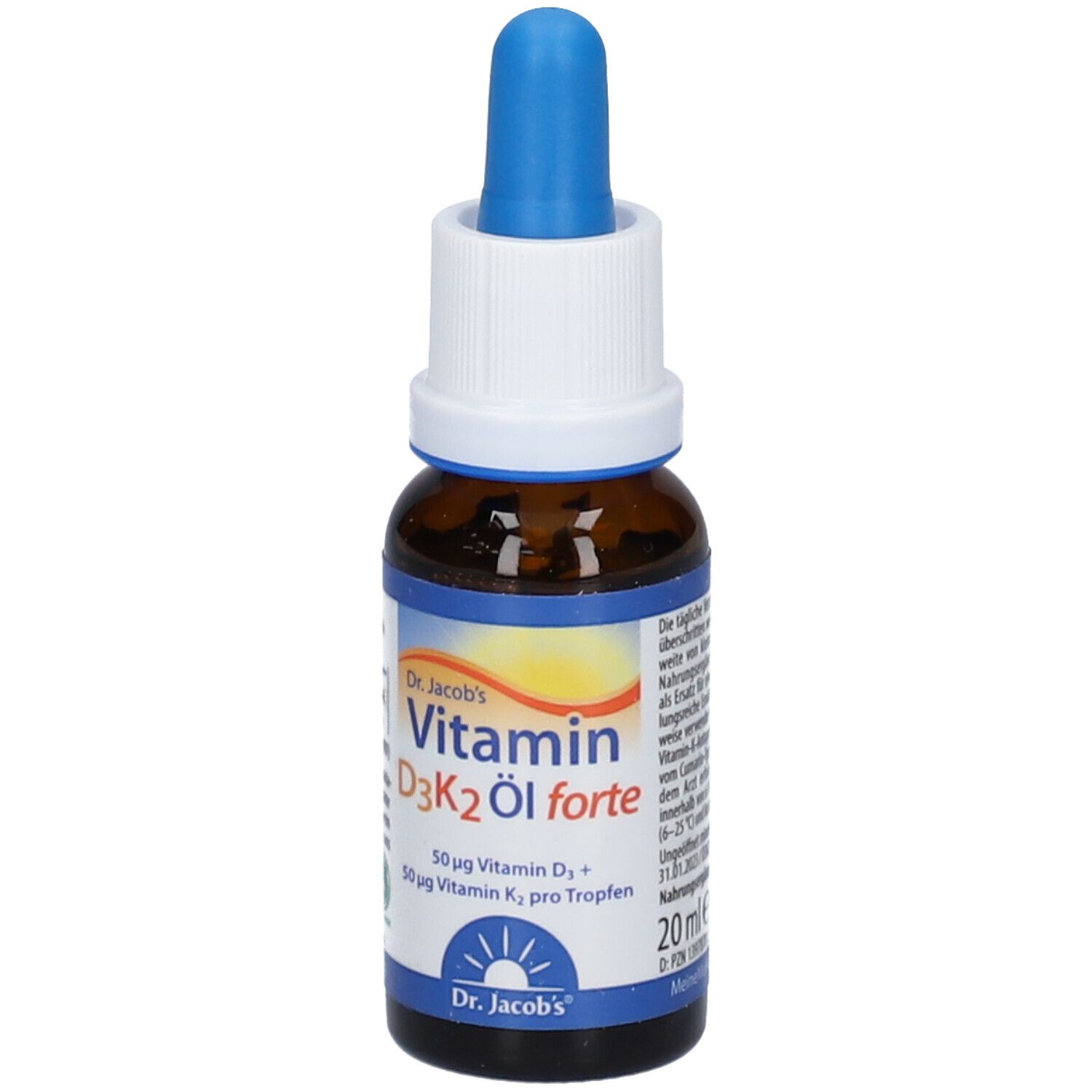 Dr. Jacobs Vitamin D3 K2 Öl forte 20 ml shopapotheke.at