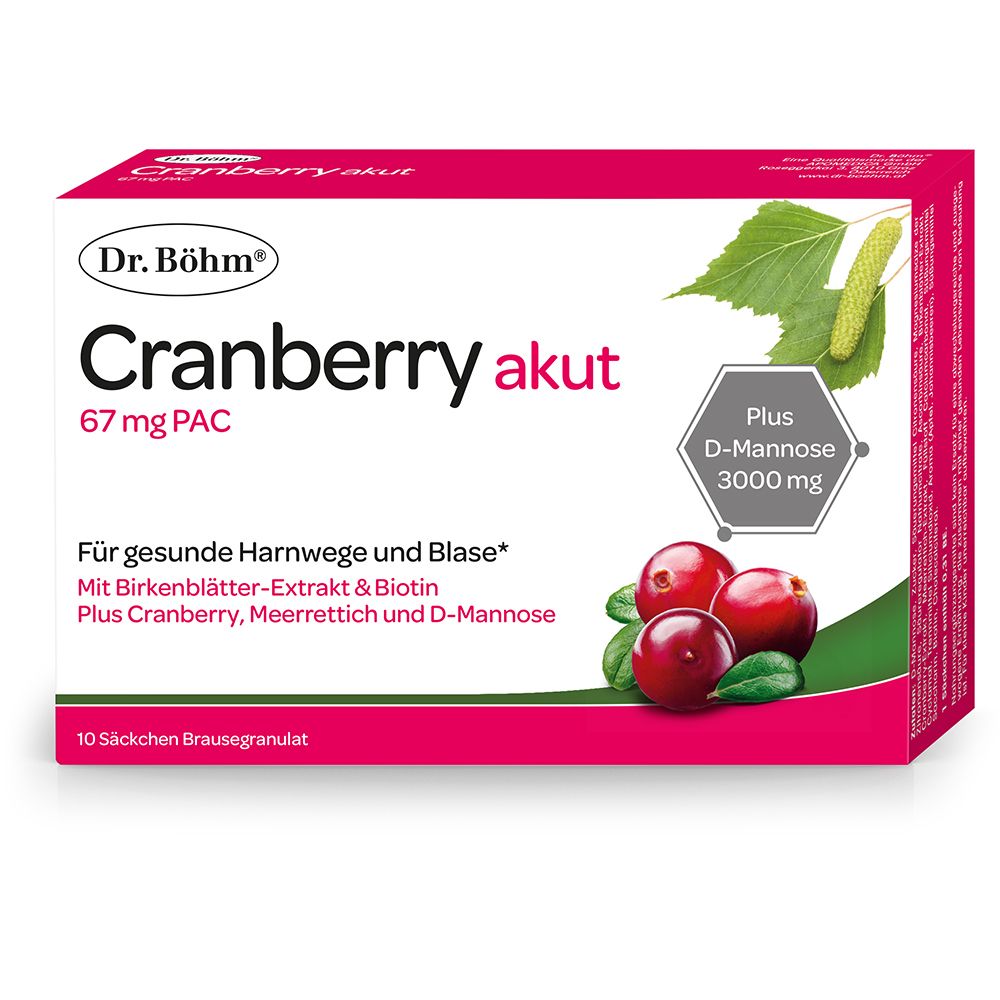 Dr. Böhm Cranberry akut 67 mg PAC
