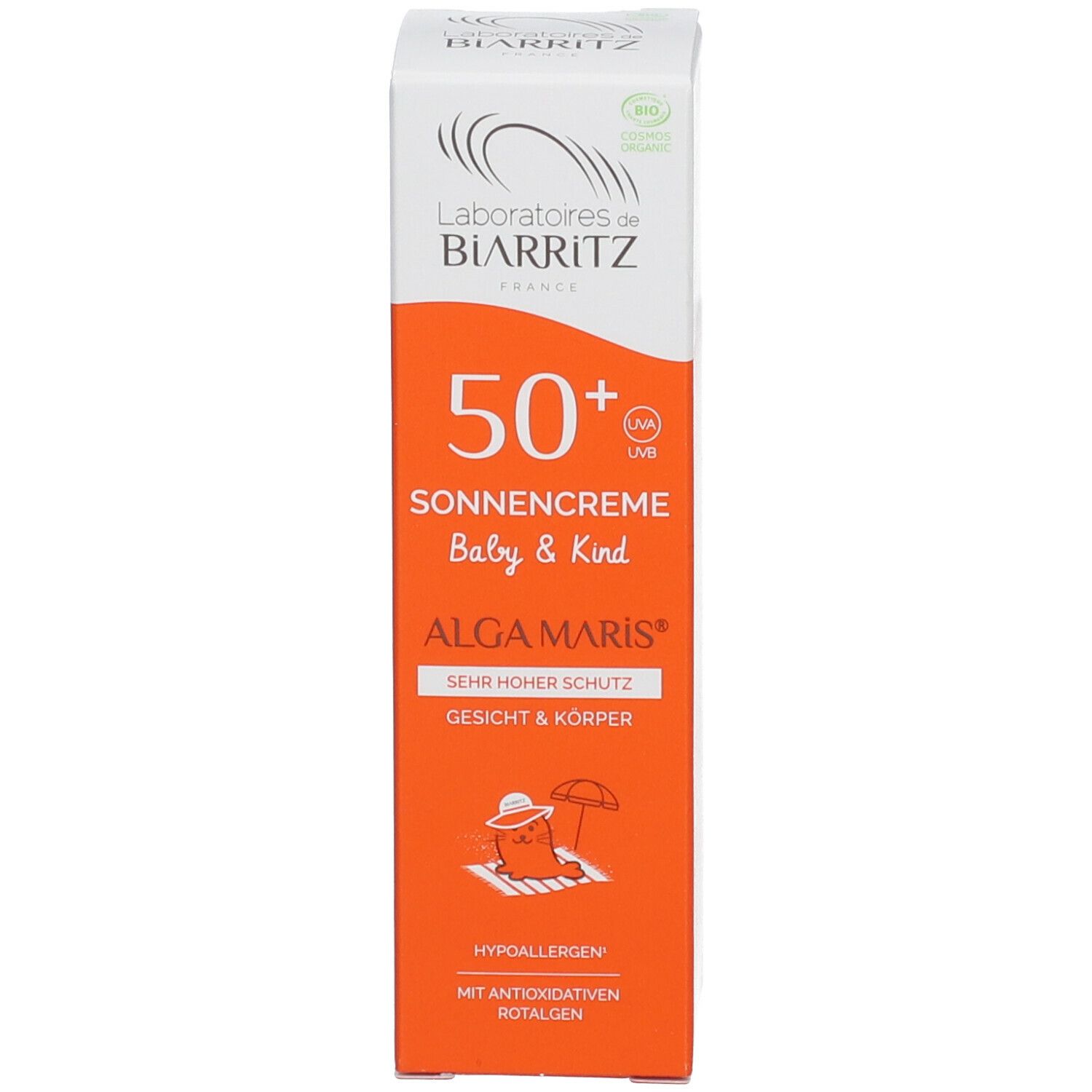 Laboratoires de BIARRITZ ALGA MARIS Bio-Sonnencreme für Kinder SPF 50+