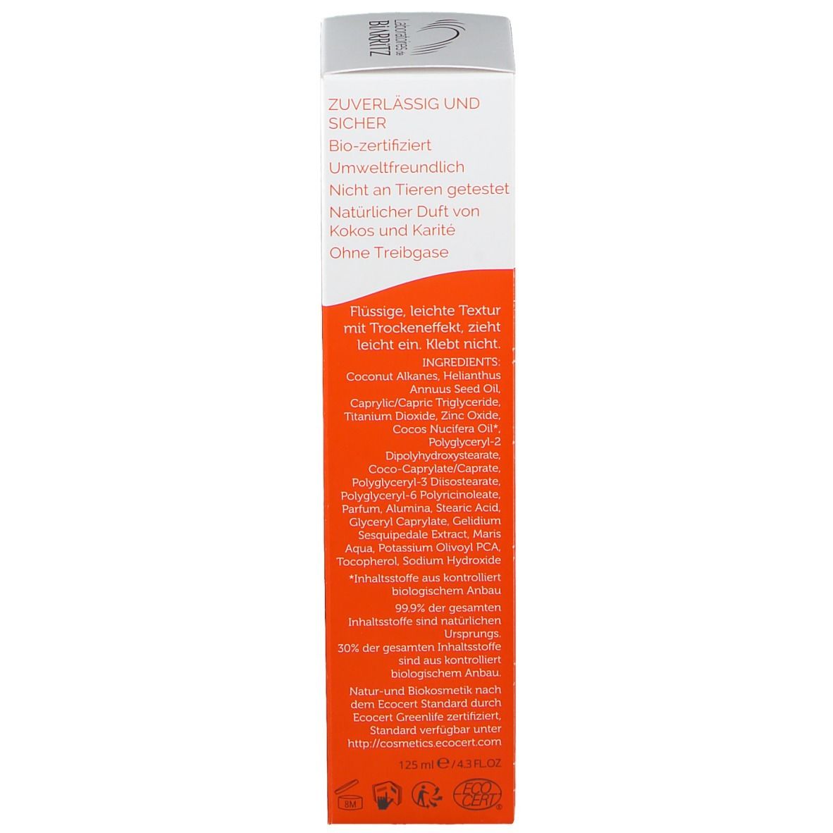 Laboratoires de BIARRITZ ALGAMARIS Bio-Sonnenspray SPF 30