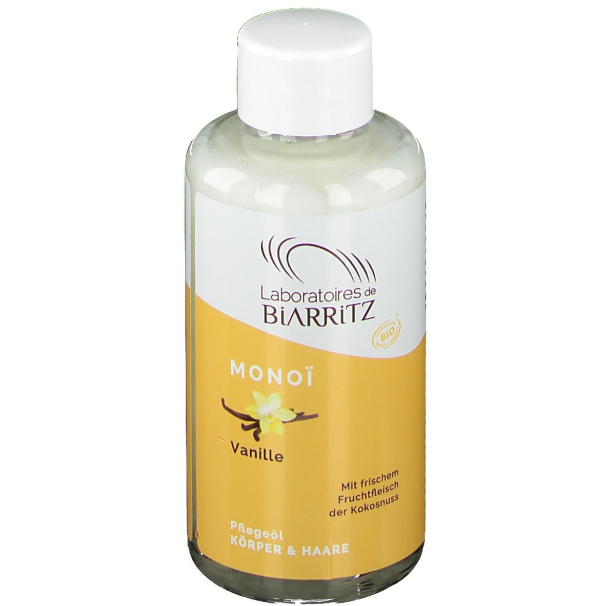 Laboratoires De Biarritz Bio Monoï Océane – Natürliche Pflege Für Haut & Haar Mit Kokosduft, 100ml
