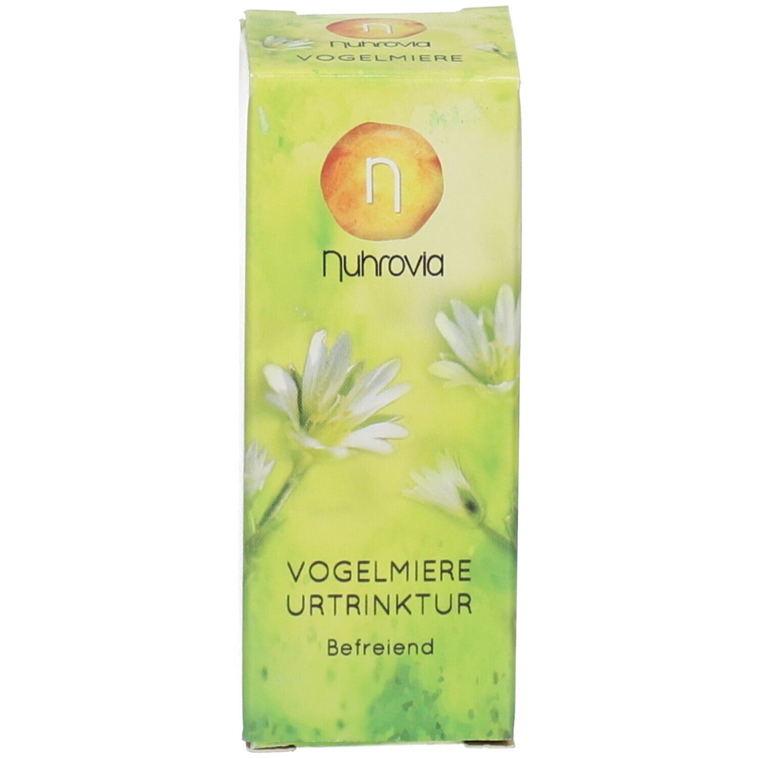 Kartonverpackung mit Produktname und Logo.