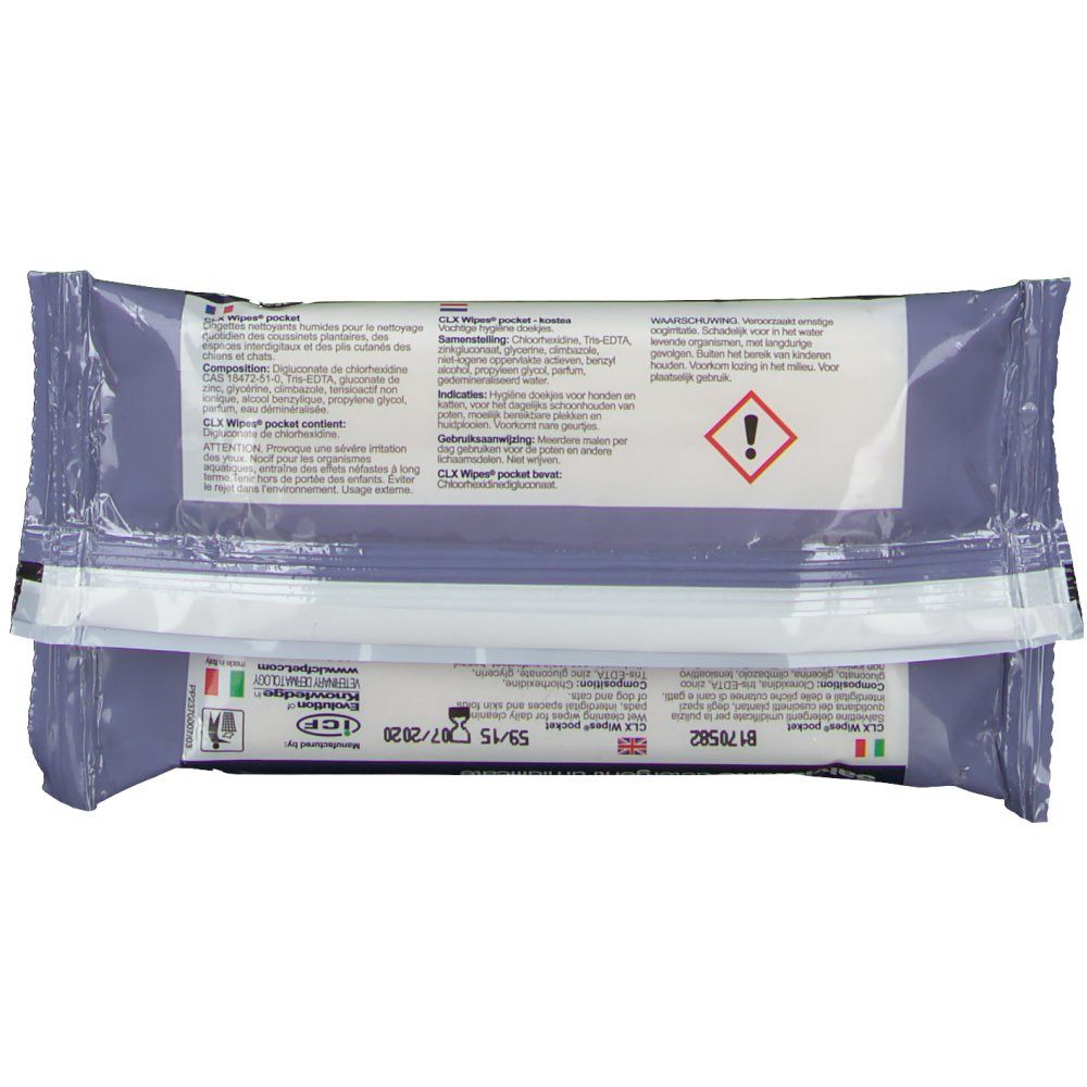 CLXWipes® Pocket für Hunde und Katzen