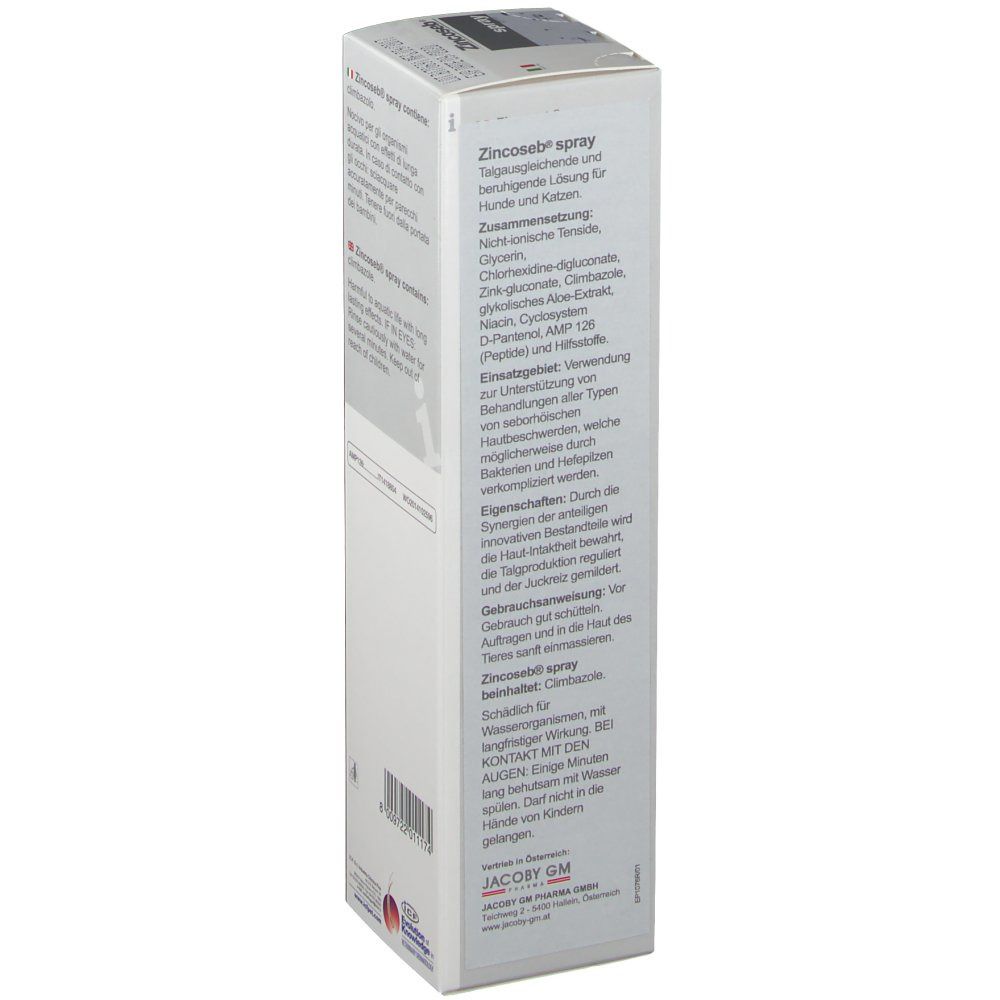 Zincoseb® Spray für Hunde und Katzen
