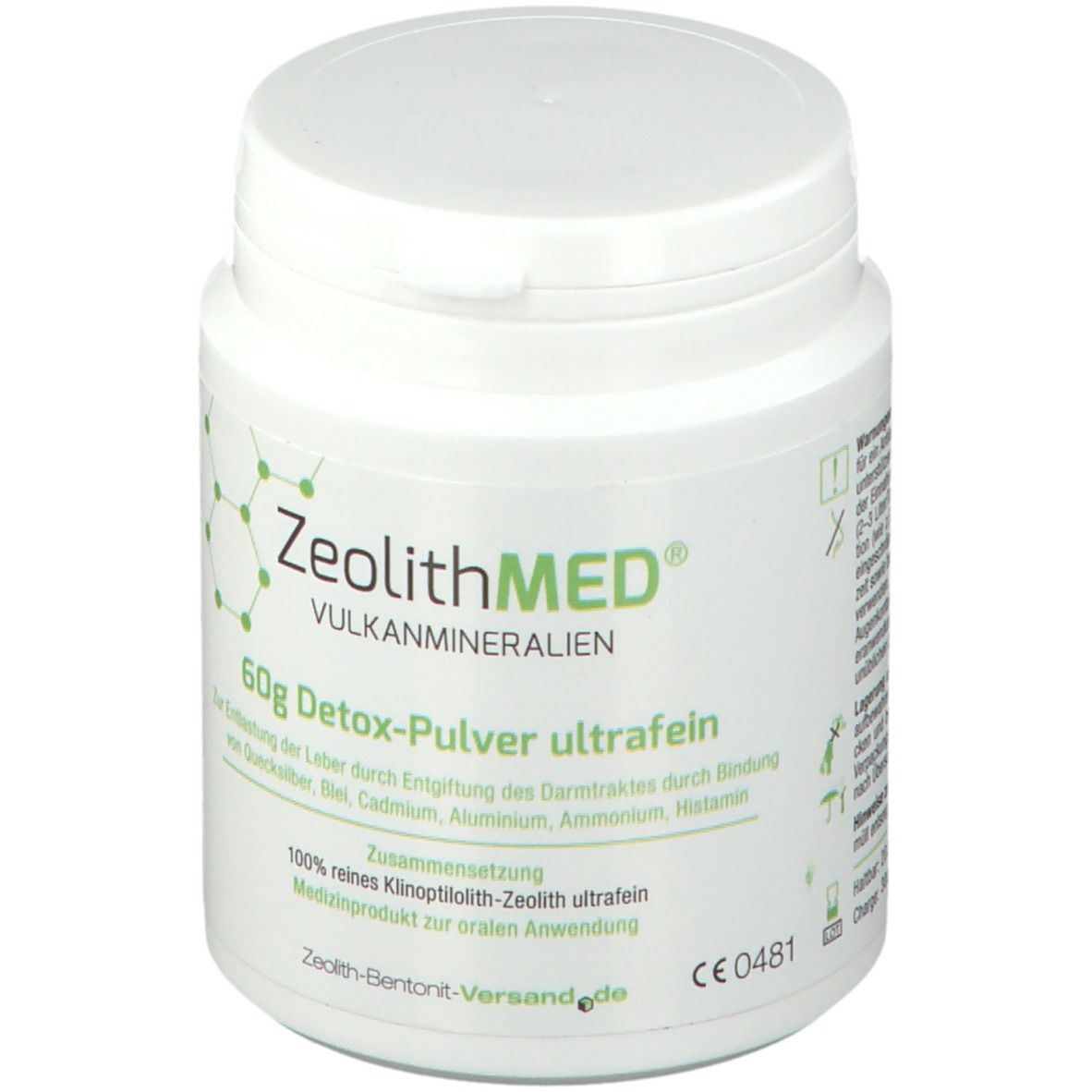 ZeolithMED® Detox-Pulver ultrafein