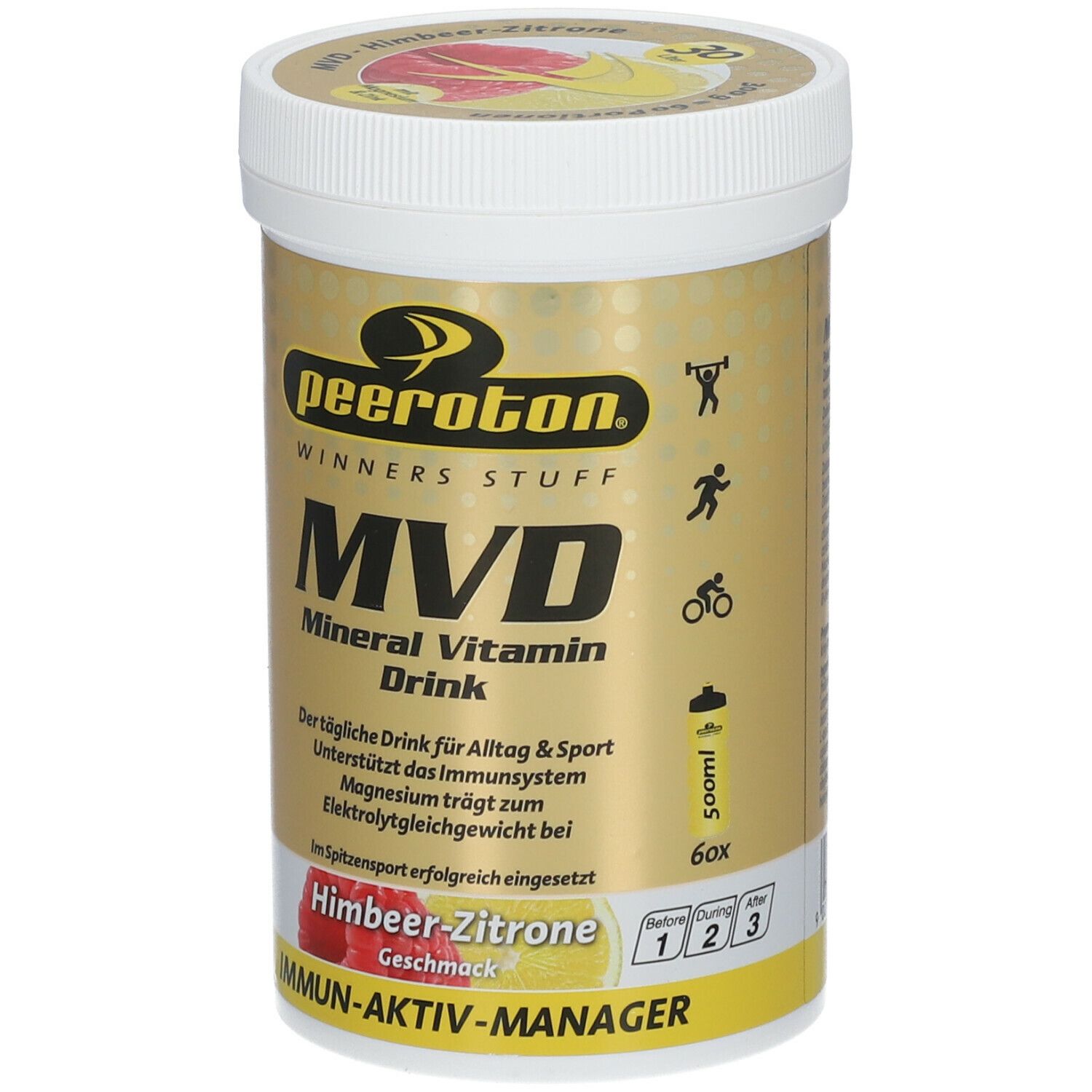 peeroton® MVD Mineral Vitamin Drink Himbeere Zitrone