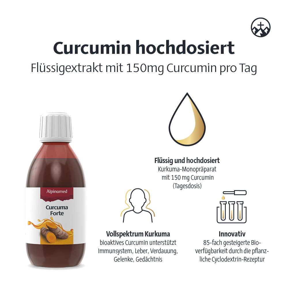 Alpinamed Curcuma FTE Liqu 250 ml Liquidum