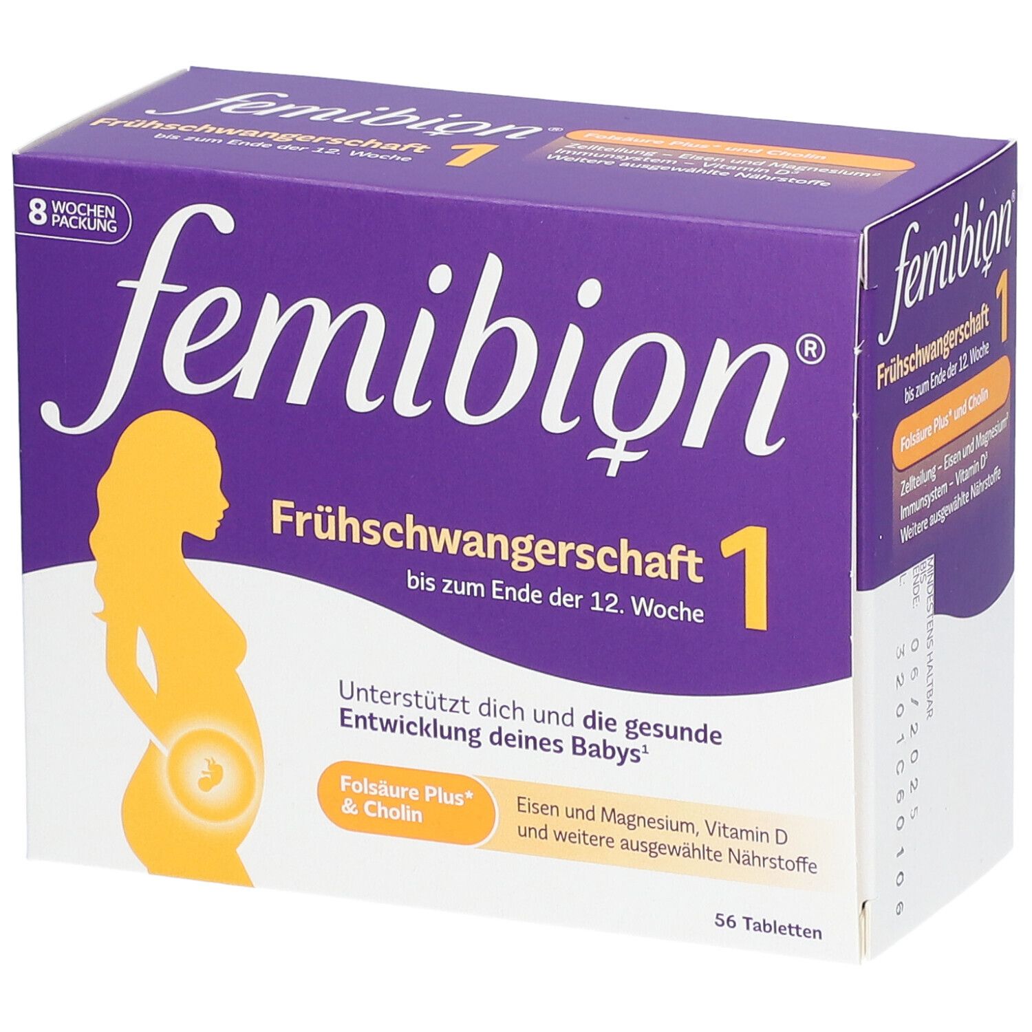 Femibion 1 Frühschwangerschaft 28 56 84 Tabl Folsäure I Vitamine 