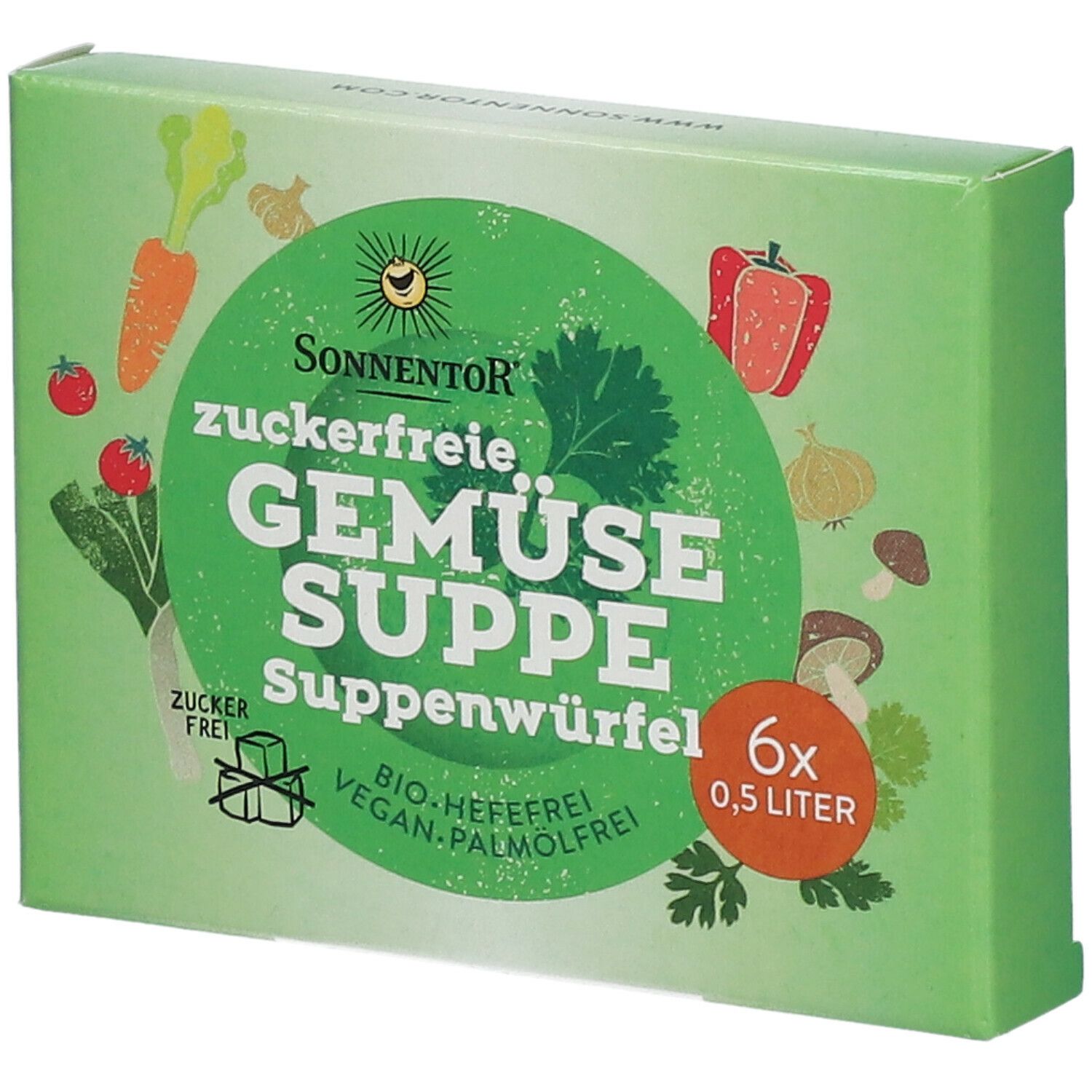 SonnentoR® Zuckerfreie Gemüsesuppe Suppenwürfel