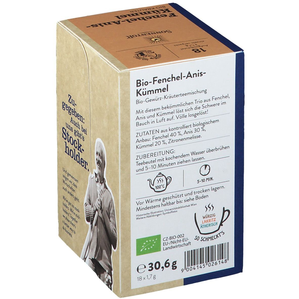 SonnentoR® Kräutertee Fenchel-Anis-Kümmel