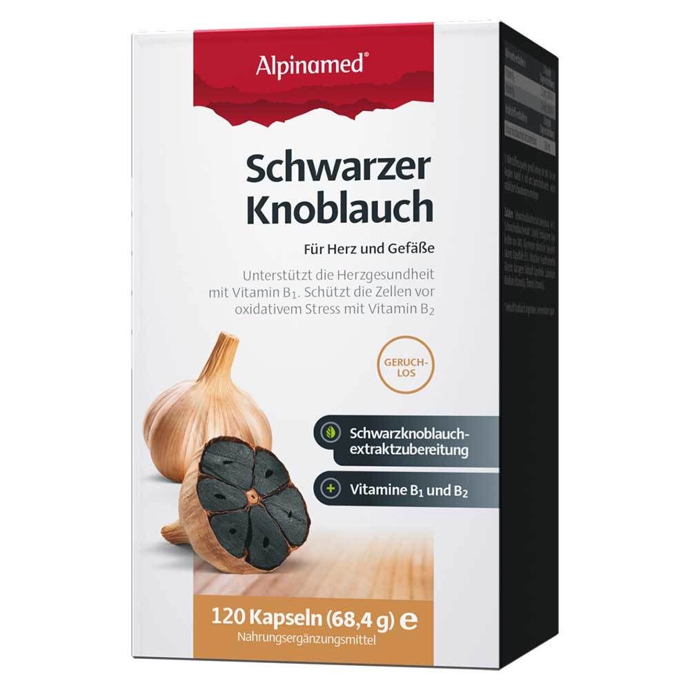 Alpinamed schwarzer Knoblauch Kapseln