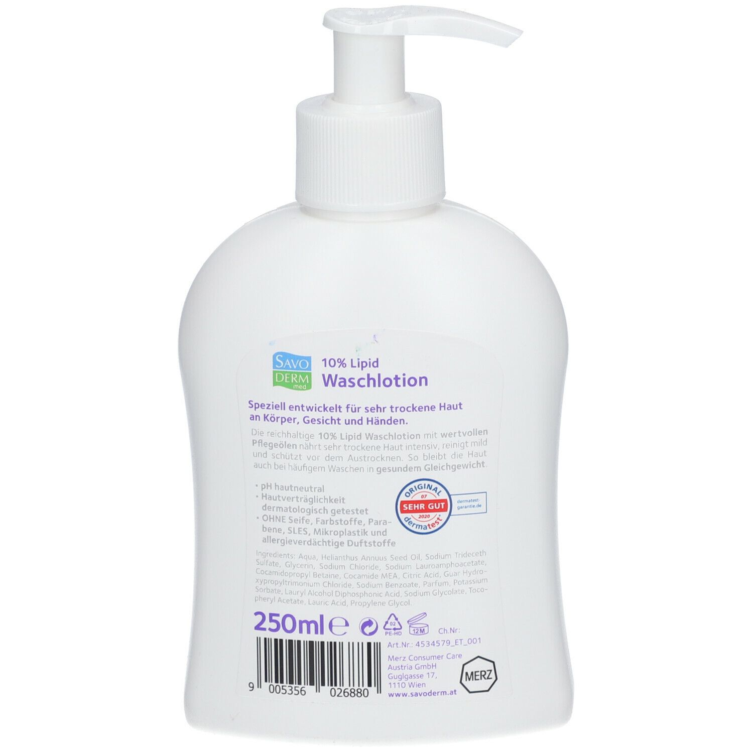 SAVODERM 10% Lipid Waschlotion