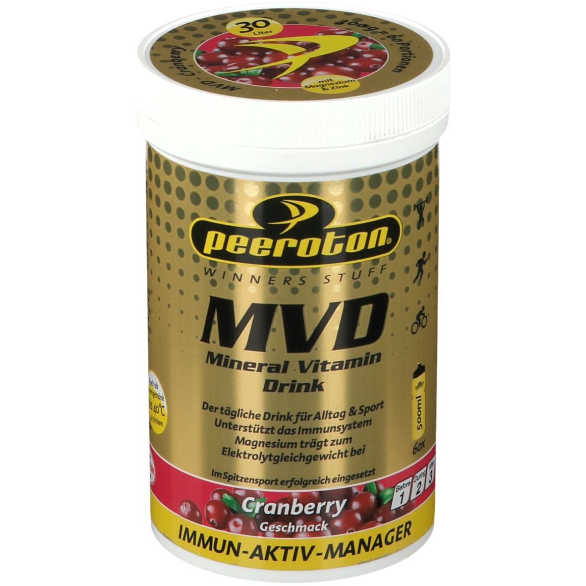 Peeroton Min.dri Cranberry 300 g Pulver