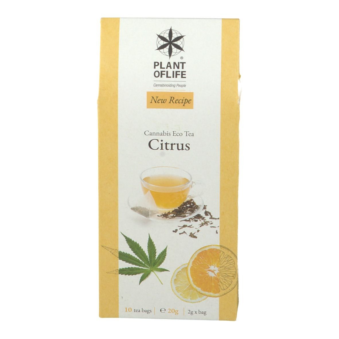 PLANTOFLIFE Cannabis Tea Citrus