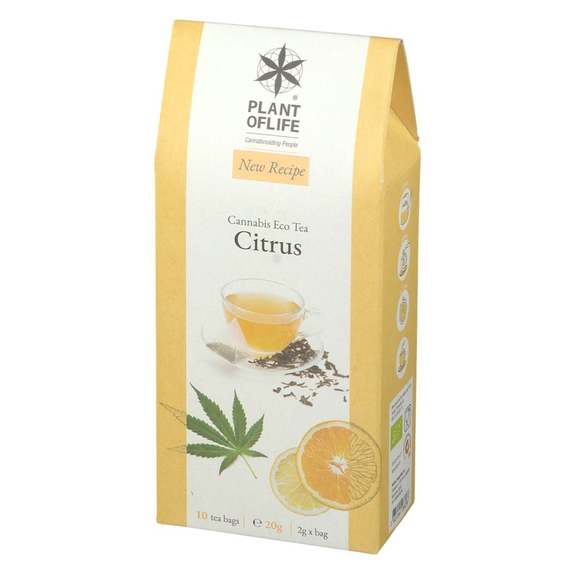 PLANTOFLIFE Cannabis Tea Citrus