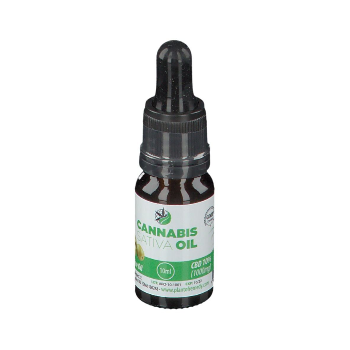 PLANTOFREMEDY® CANNABIS SATIVA OIL Mit Olivenöl 10 % CBD