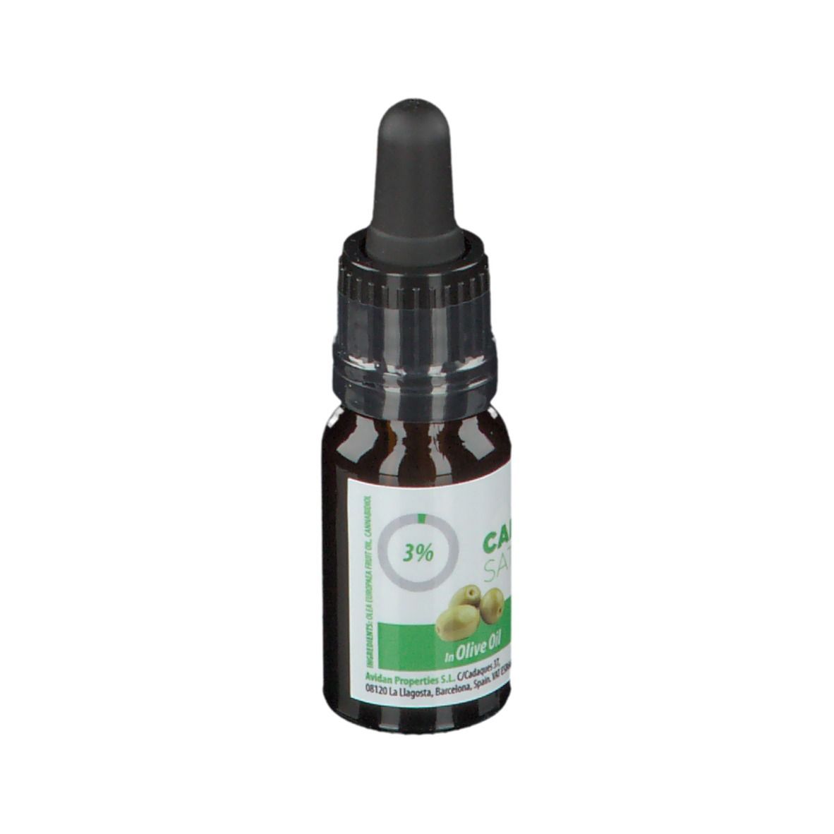 PLANTOFREMEDY® CANNABIS SATIVA OIL Mit Olivenöl 3 % CBD
