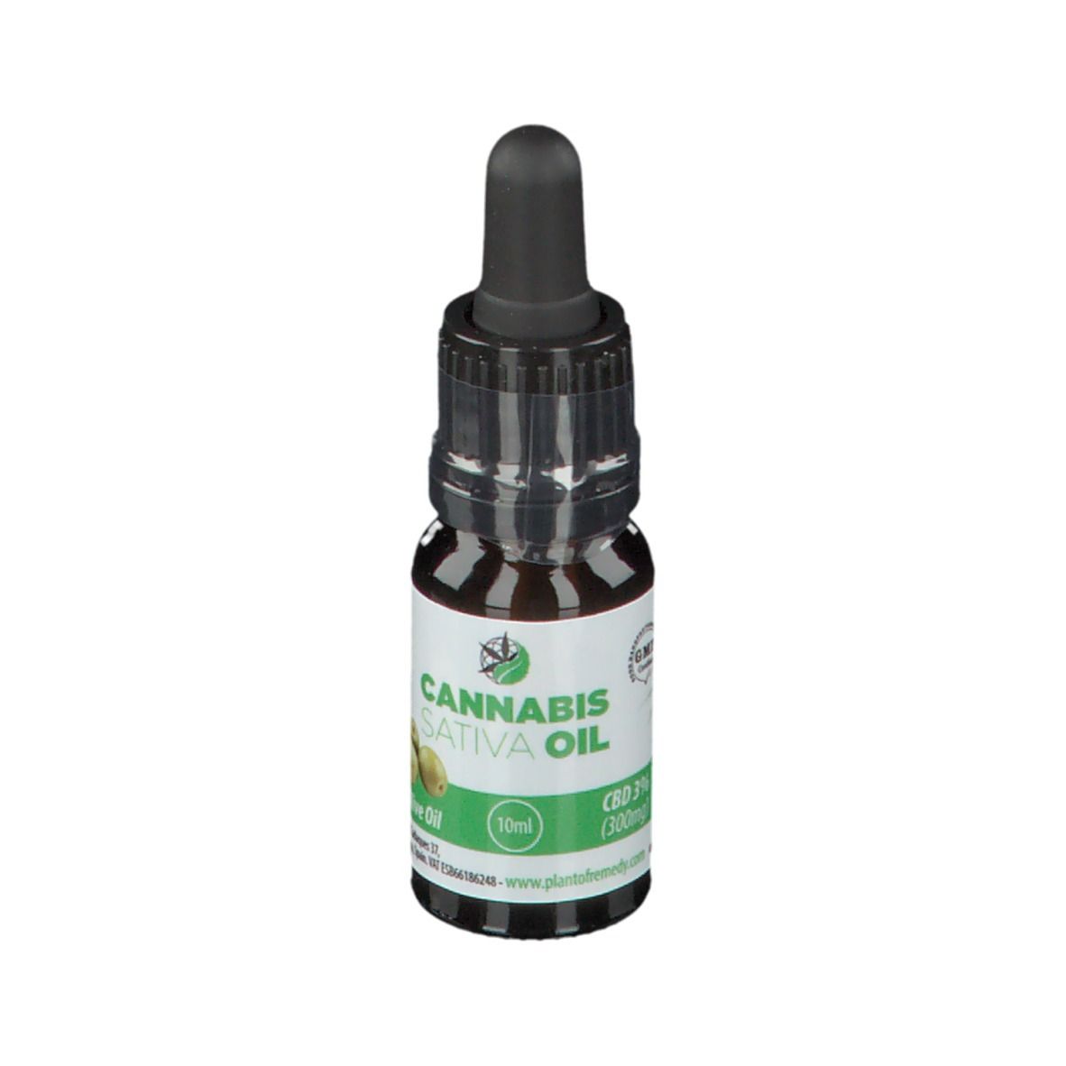 PLANTOFREMEDY® CANNABIS SATIVA OIL Mit Olivenöl 3 % CBD
