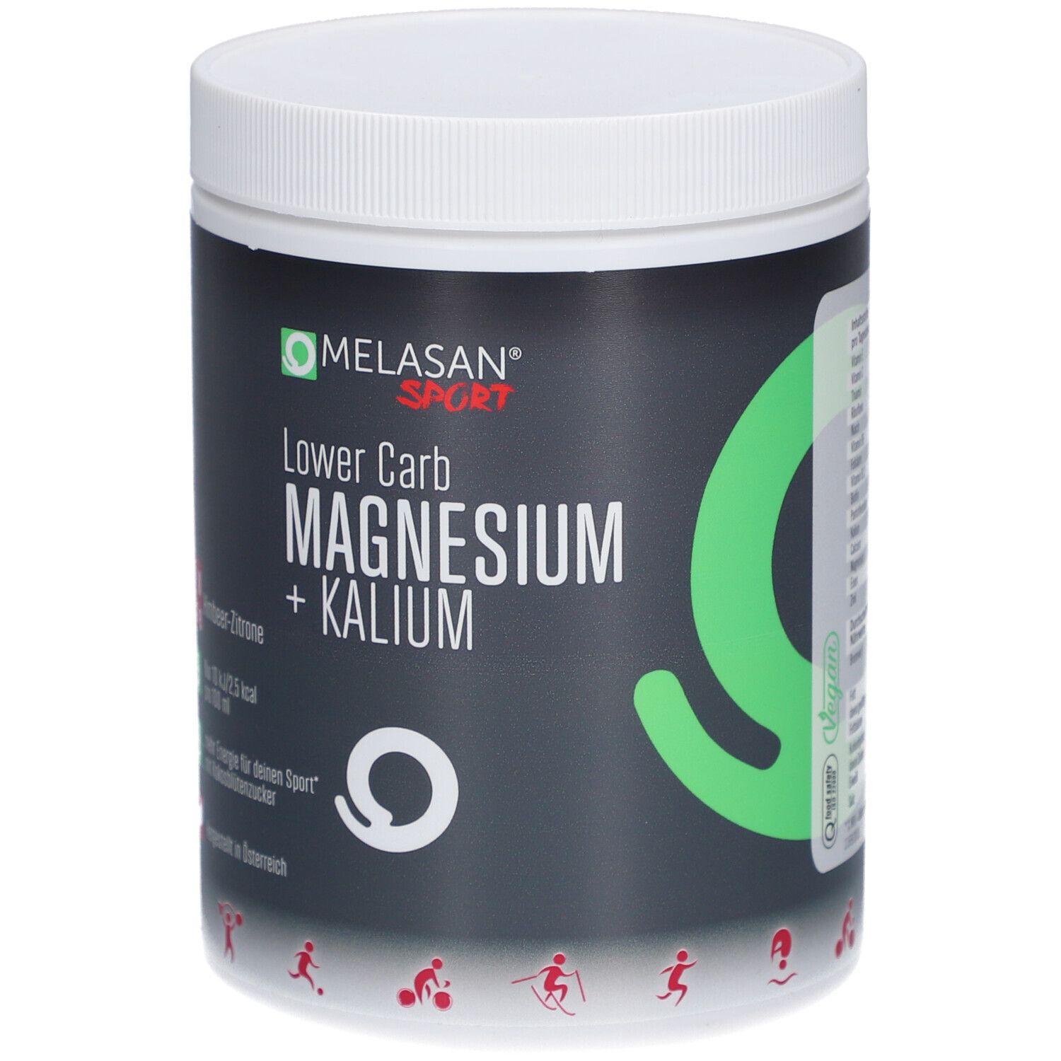 MELASAN® SPORT LOW CARB MAGNÉSIUM + POTASSIUM 400 g shopapotheke.ch