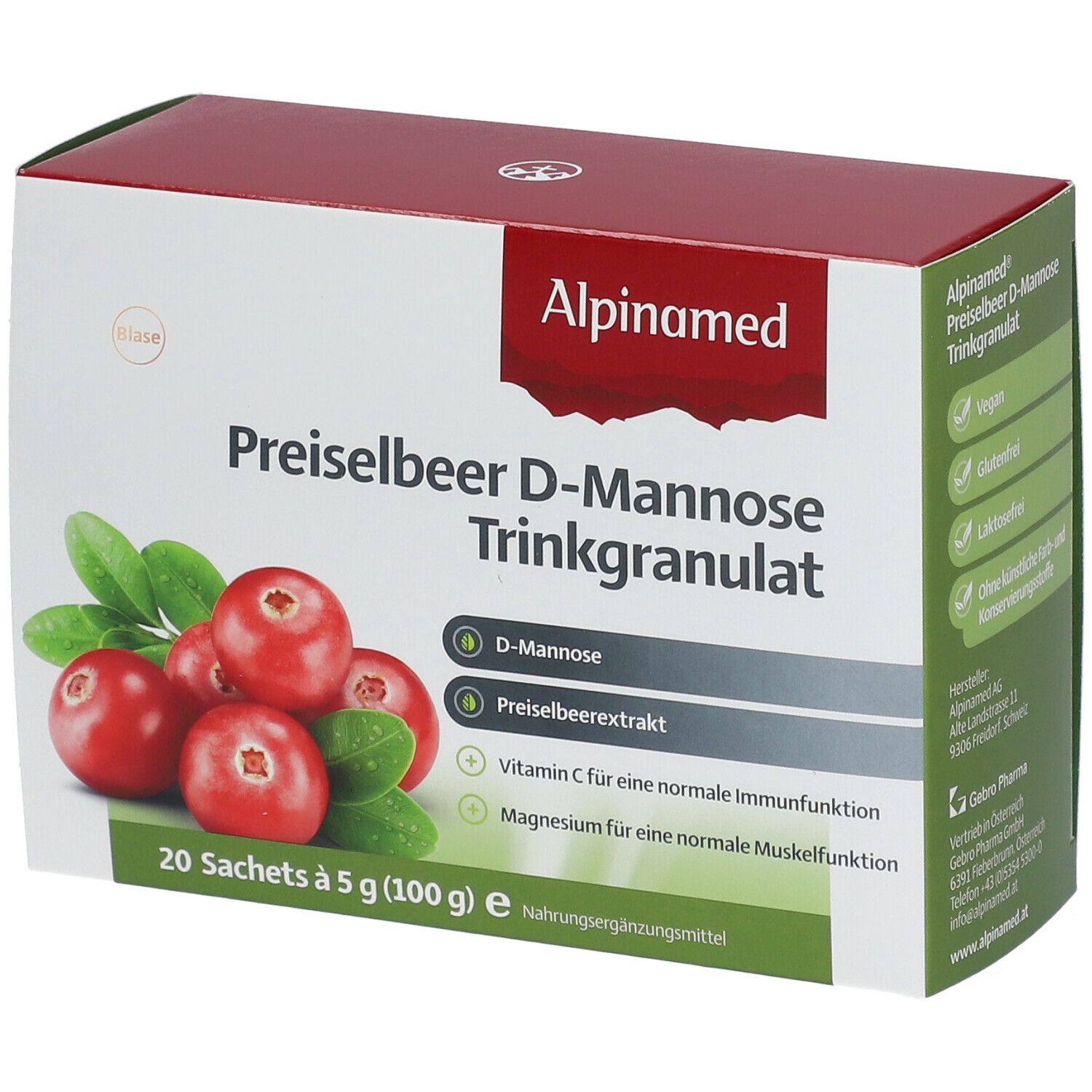 Alpinamed Preiselbeer D-Mannose