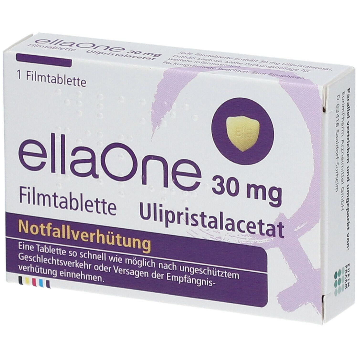 ellaOne® 30 mg Notfallverhütung 1 St shopapotheke.at