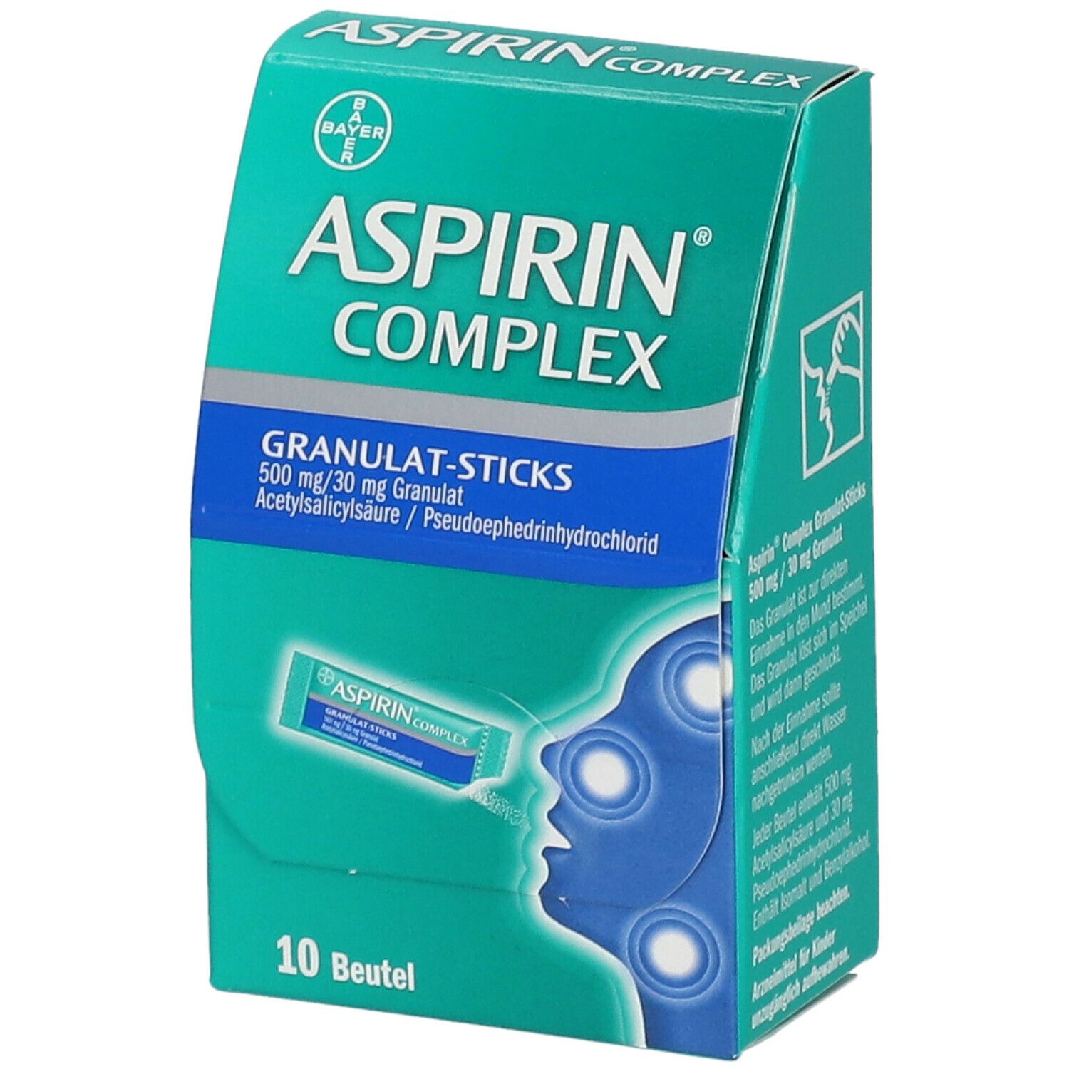 ASPIRIN® COMPLEX Granulat-Sticks 500mg/30 mg