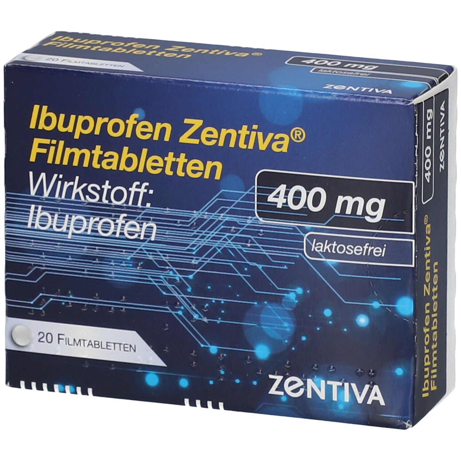 Ibuprofen Zentiva® 400 mg 20 St shopapotheke.at