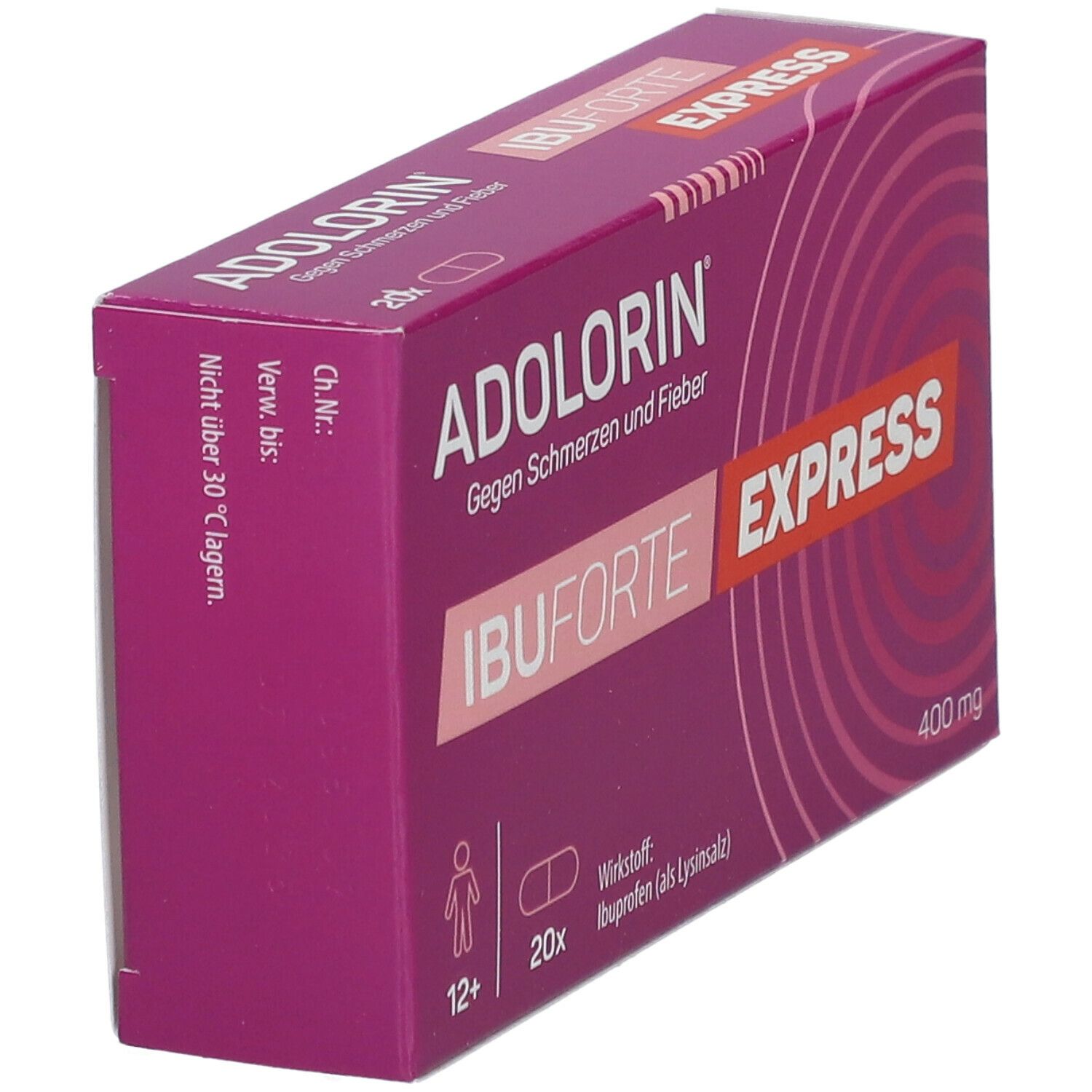 ADOLORIN® IBUFORTE EXPRESS 20 St - Shop Apotheke