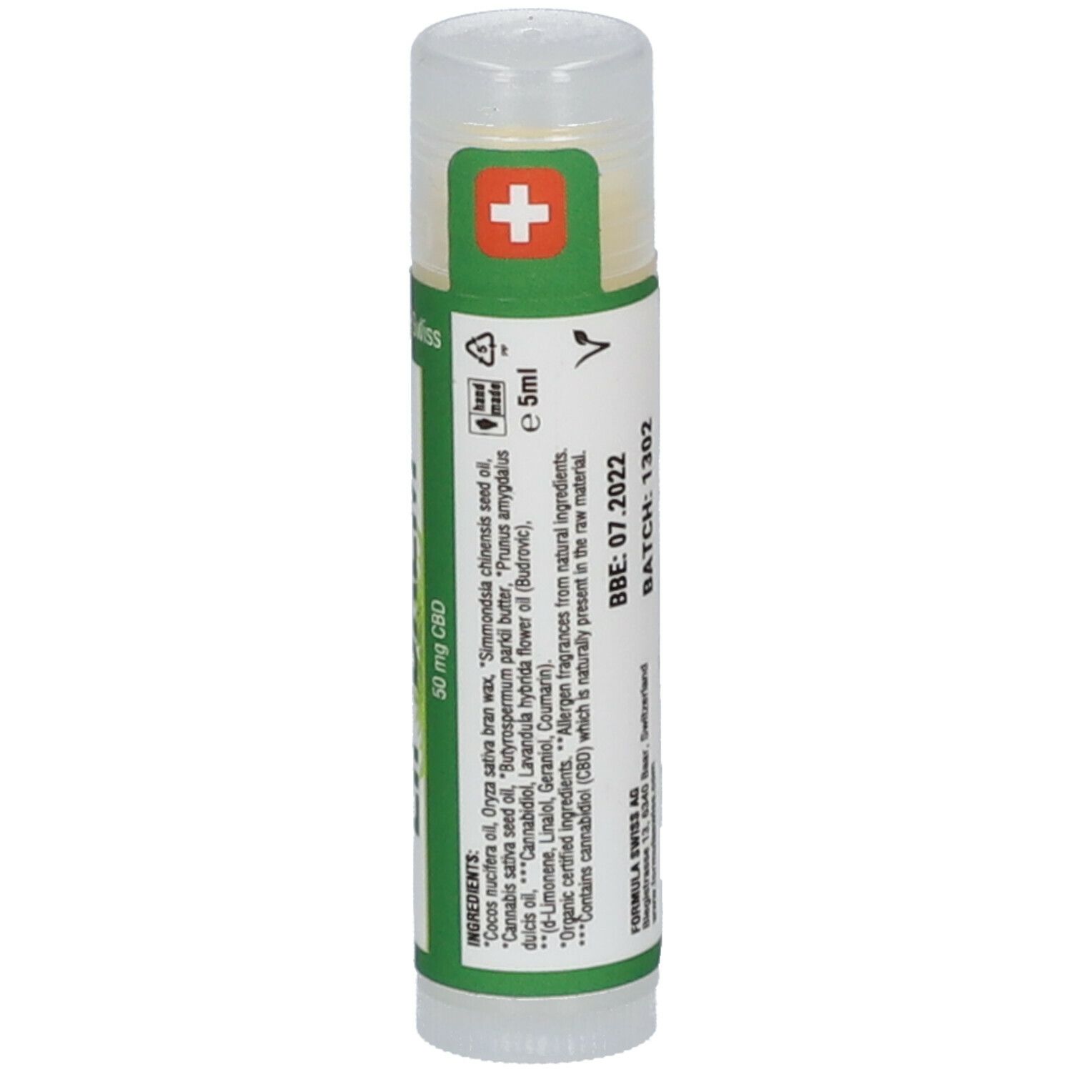 Formula Swiss CBD Lip Balm Lavendel 50 g Shop Apotheke