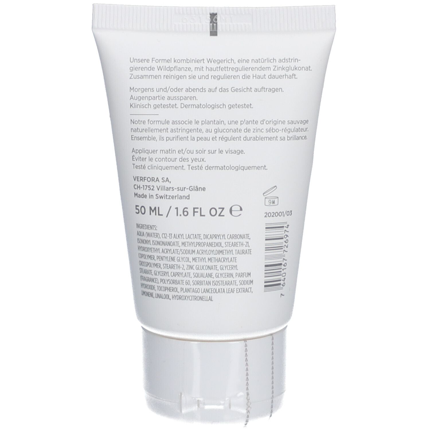 DERMAFORA Mattierende Creme