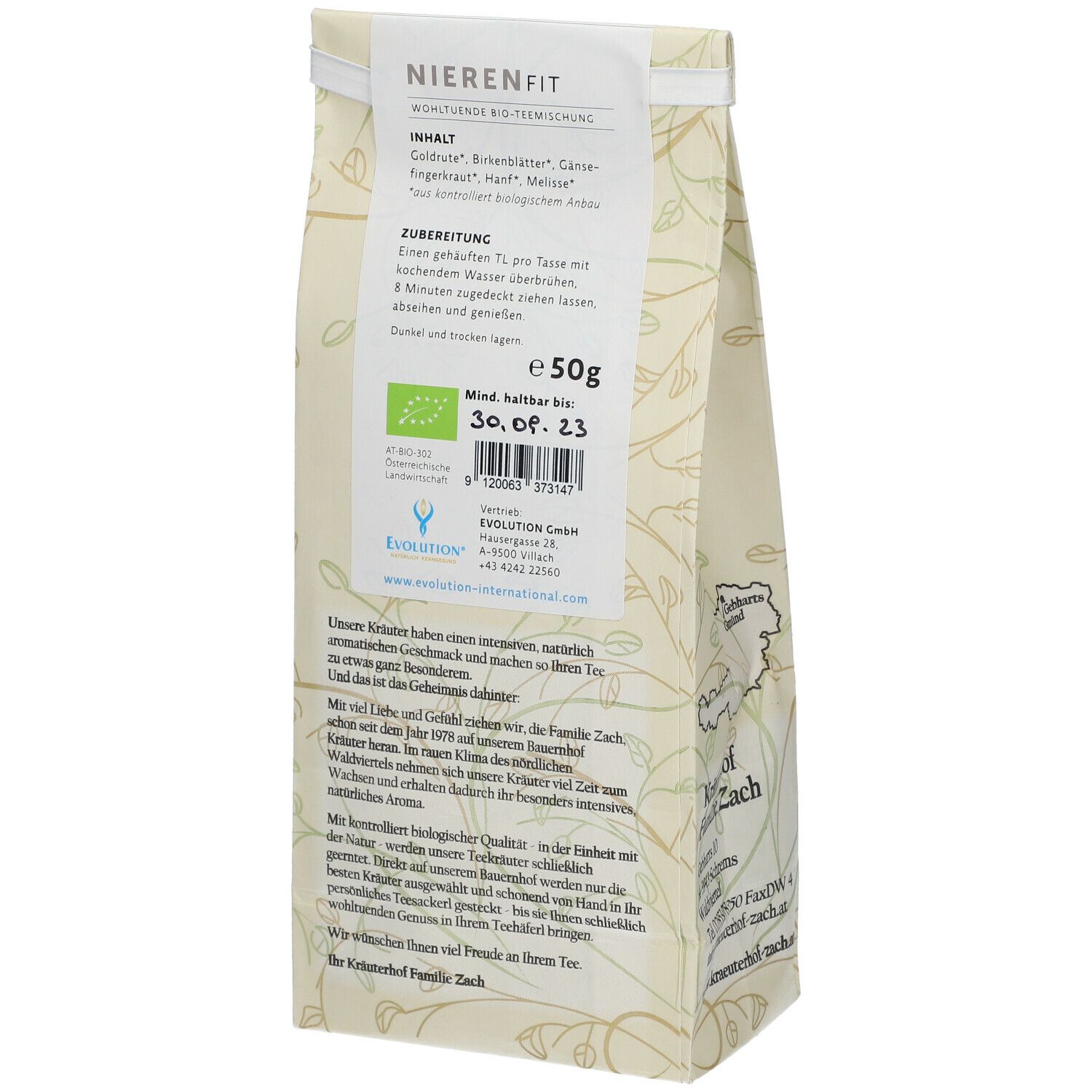 EVOLUTION® Bio-Kräutertee Nierenfit