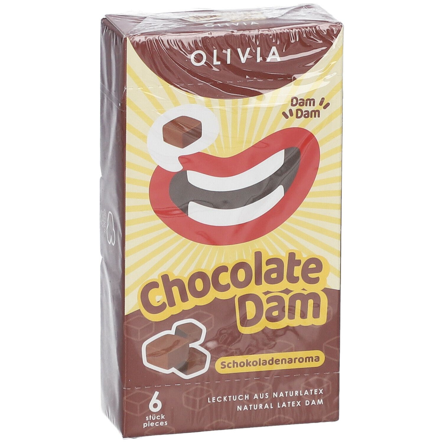 OLIVIA Lecktücher Schokolade