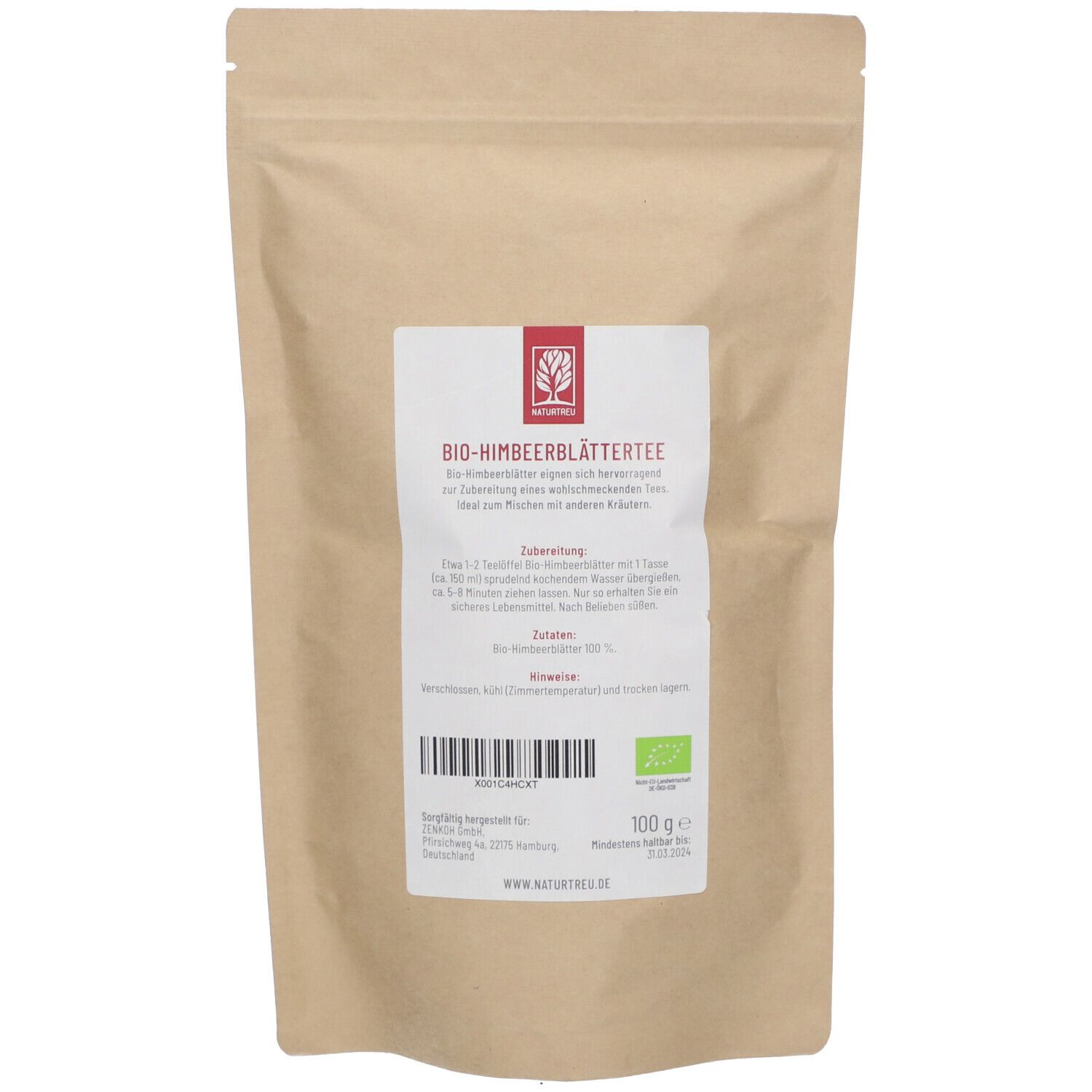 NATURTREU Bio-Himbeerblättertee
