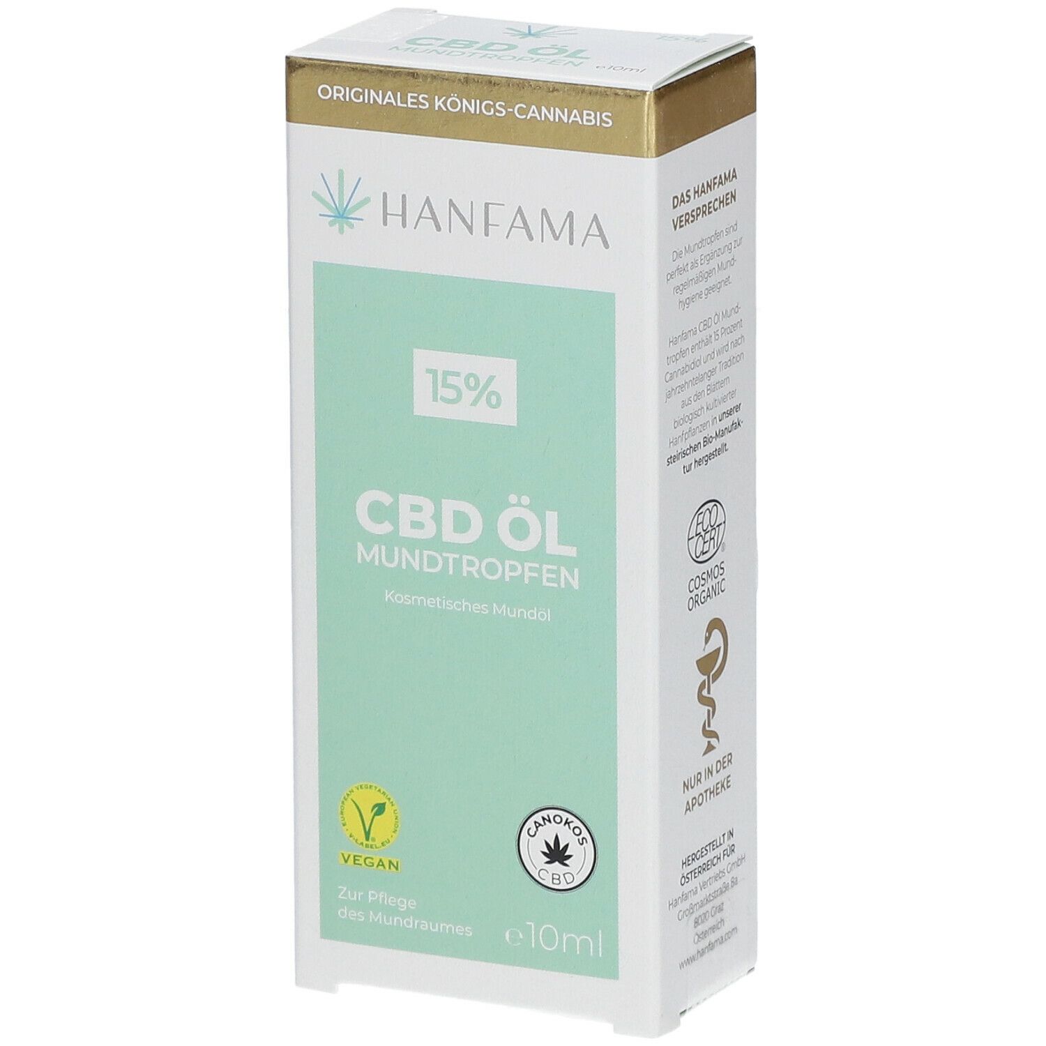 HANFAMA CBD Mundtropfen 15%