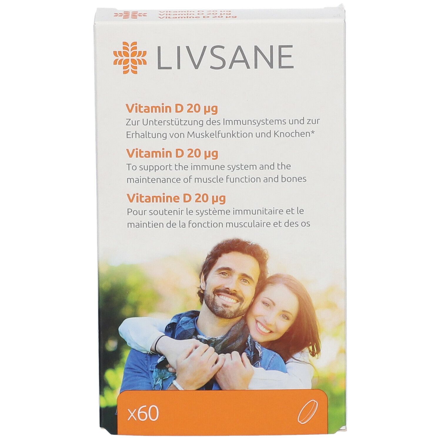 LIVSANE Vitamin D 20 µg