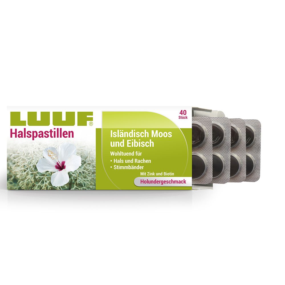 Luuf Halspas ISL Moos 40 St Pastillen