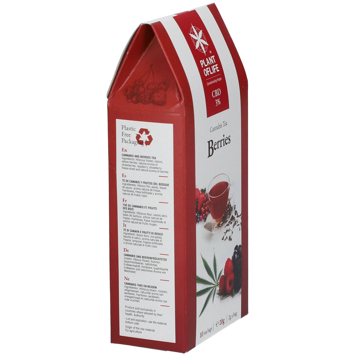 PLANTOFLIFE Cannabis Tea Beerenfrüchte